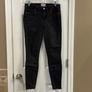 Paige Verdugo Ankle Skinny Jeans Weathered Black - 30